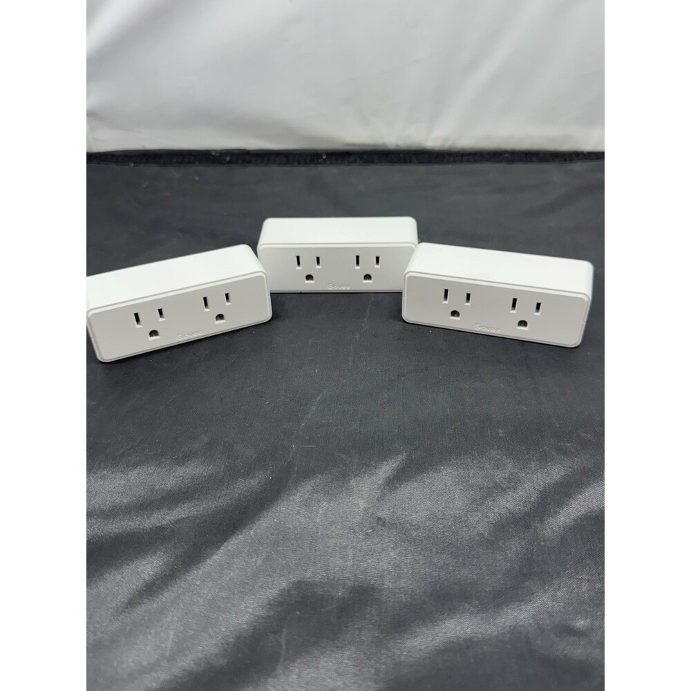 Govee Dual Smart Plug 3 Pack 15A Wifi Bluetooth Outlet Alexa Google